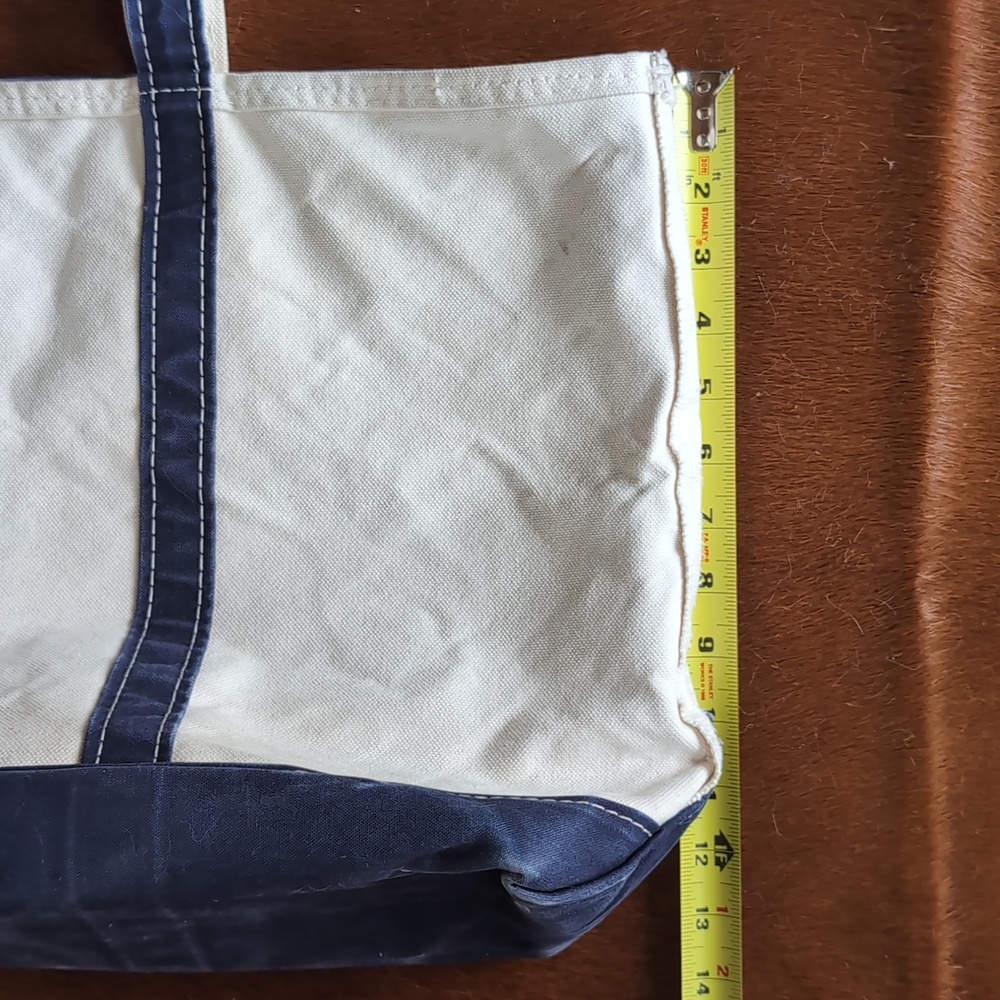 LL Bean Tote and Boat Bag (Navy) - Picture 10 of 11